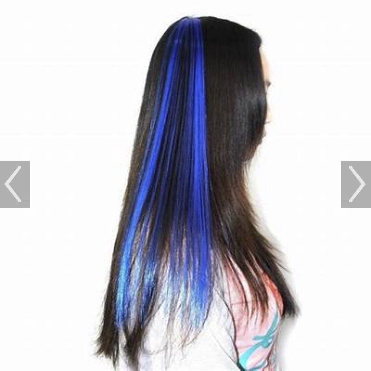 12 PCS 20β Clip In Highlight Streaks Hair Extension as Human, Color: BLUE Lagoon | eBay 12 PCS 20β Clip In Highlight Streaks Hair Extension as Human, Color: BLUE Lagoon | eBay