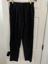 Spyder Fleece Pants Youth Boys XL Straight Leg Black Thermal Base Layer