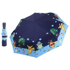 Kids Folding Umbrella- Automatic Open- Cartoon- UV Protection- Travel Umbrell...