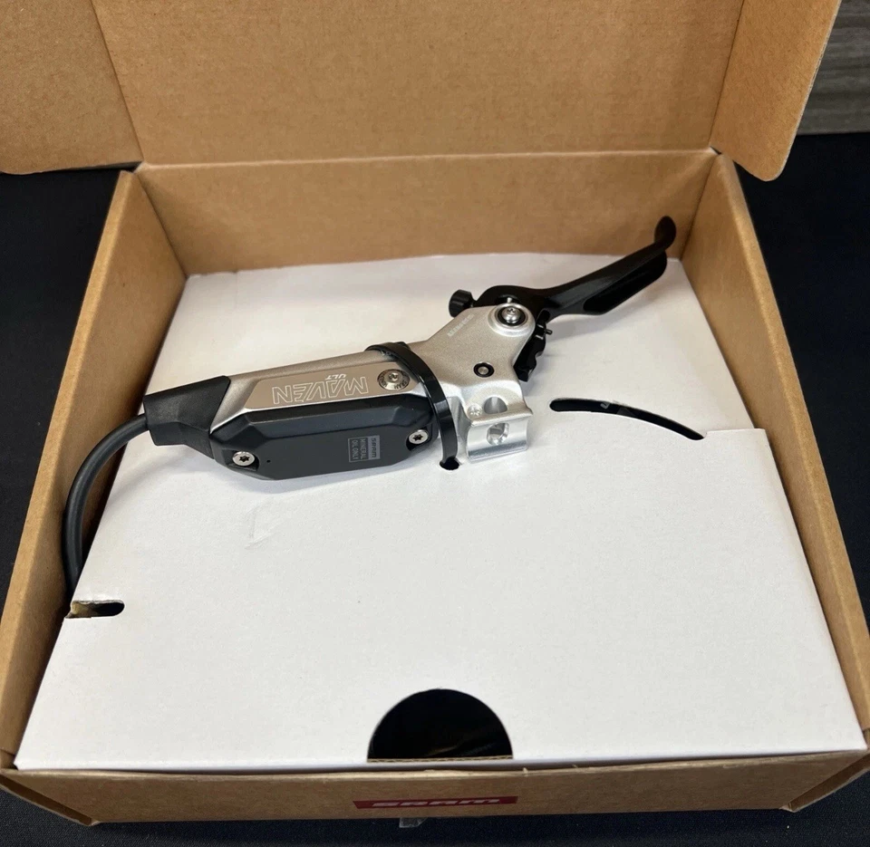 Freno de disco y palanca SRAM Maven Ultimate Stealth - Delantero, montaje en poste, 4 pistones, Foto 3 de 4