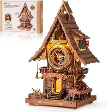 Exquisite 435-Piece Cuckoo Clock Model Kit - Perfect Gift for Craft Lovers