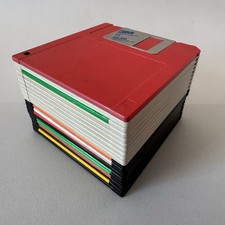 Lot 20x 3M DS DD HD 3.5" Floppy Disks Diskette Retro Computer Bundle 10 USED