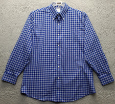 Brooks Brothers Dress Shirt Mens 16 Multi Plaid Regent Fit Non-Iron Button Down