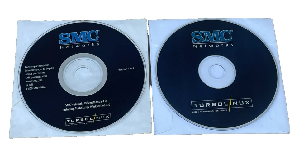 SMC Networks Turbolinux Performance Linux CD Version 1.0.1 (Lot of 2) - Image 2 of 4