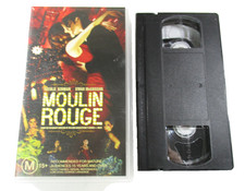 Moulin Rouge VHS Nicole Kidman  Ewan McGregor M15 PAL 2001 20th Century Fox