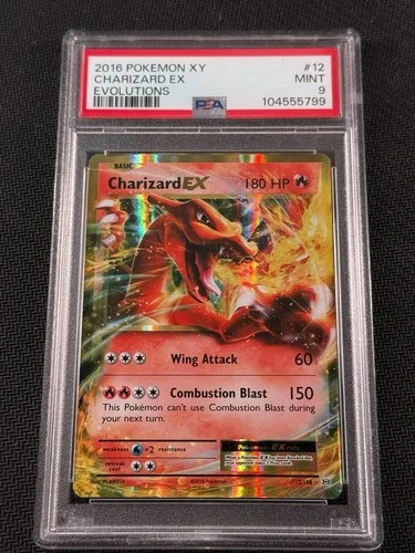 2016 Pokémon XY Charizard EX Evolutions #12 PSA 9