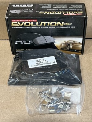 Powerstop Evolution 17-2176 Front Disc Brake Pad Set Z17 Ceramic W/ Hardware NOS