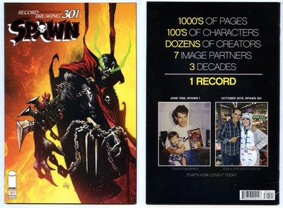 Image Comics SPAWN #301 Variant Cover D Alexander eingetütet & mit Kartonunterlage nie gelesen