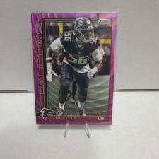 2025 Topps Chrome Football #18 Leonard Williams 235/250 Pink Wave 🔥