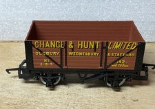 Hornby R6211, 7 Plank Open Wagon Chance & Hunt 10 Tons Used VGC With Wrong & Box