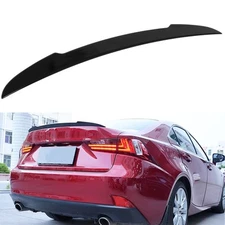 For 2014-2018 2019 2020 LEXUS IS300 IS350 Gloss Black Trunk Spoiler Wing