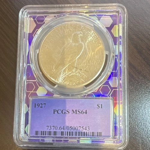 1927 Peace Dollar PCGS MS64 $1 Silver Coin Philadelphia Mint