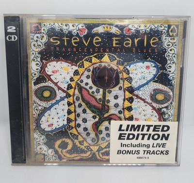 Steve Earle Transcendental Blues Limited Edition 2 CD Set Bonus Live Tracks