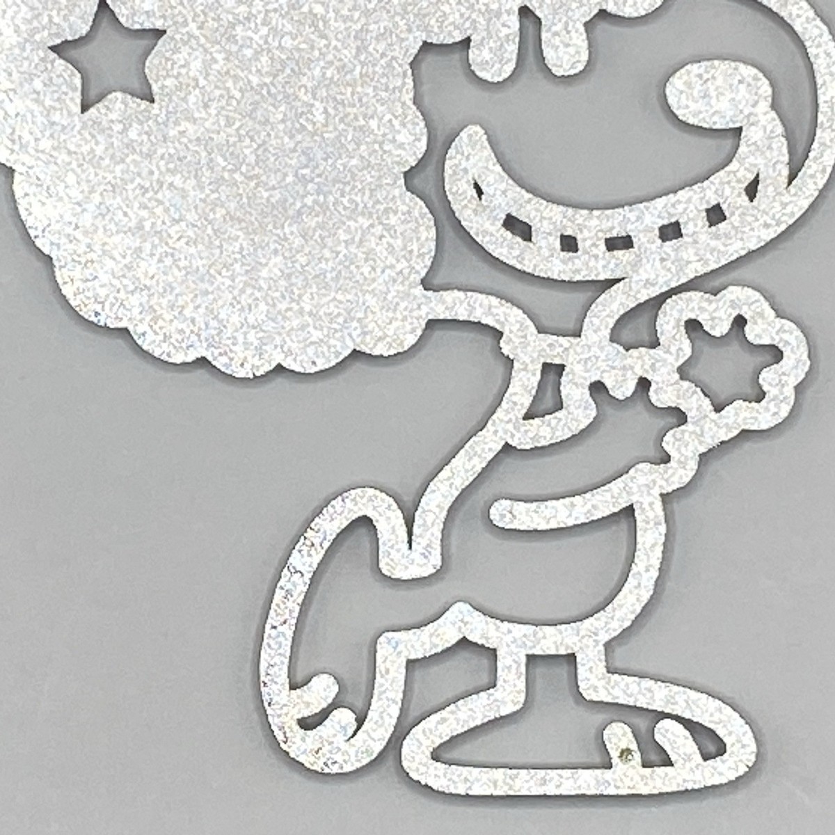 Snoopy Afro Hair Smile Metal Key Chain Cute Anime Very Rare From