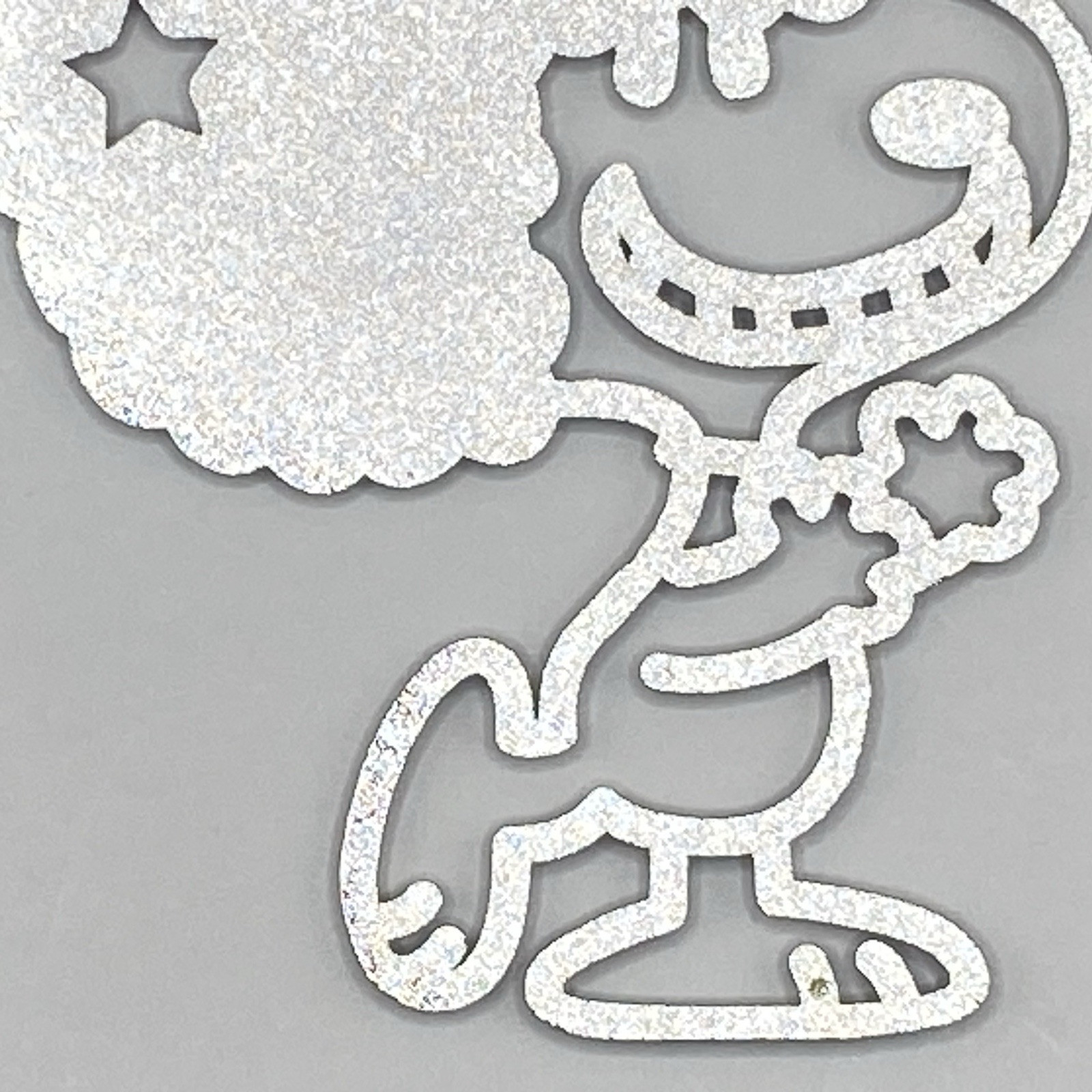 Snoopy Afro Hair Smile Metal Key Chain Cute Anime Very Rare From