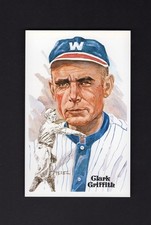 #43 CLARK GRIFFITH, Senators/Cubs/ChiSox ~ Perez-Steele HOF postcard 2548/10,000