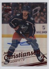2025-26 Upper Deck Fleer Ultra Red Rainbow Foil 8/10 Jake Christiansen Auto 1s2i