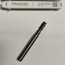 5mm END MILL 0.5rad FRANKEN 2698A.005005 TOP-CUT Carbide 4fl Coated VAT INVOICE