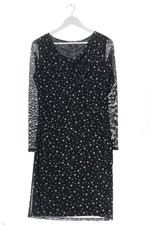 ZERO Langarmkleid Damen Kleid Gr. DE 40 schwarz-weiß Party-Look