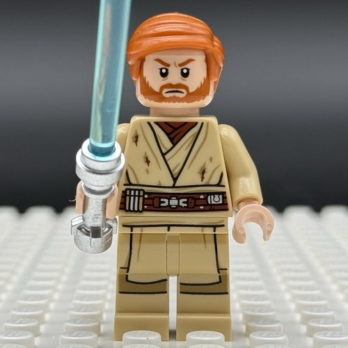 LEGO Star Wars Obi-Wan Kenobi Minifigure Dirt Stain 75269 75286 Duel on Mustafar