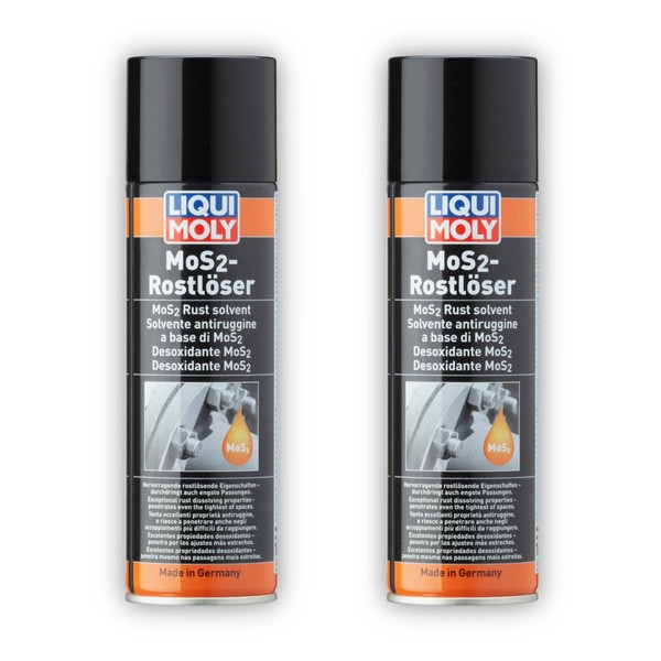 2X Reiniger Liqui Moly 1614 Mos2-RostlöSer Rost Entferner 300 Ml-image