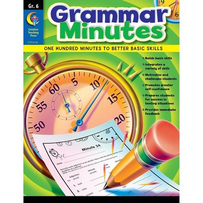 Creative Teaching Press Grammar Minutes Workbook, Grade 6