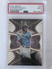 2022 Panini Select #P2 Wander Franco (Phenomenon Insert) Rookie Card. rookie card picture