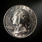 1956 Washington Quarter G/VG+ 90% Silver Philadelphia Mint