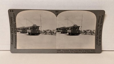 a486, Keystone SV; Trackless Tram Cars Help to Solve a Problem; 904-33885, 1930