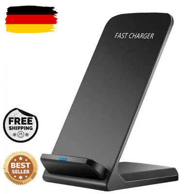 Wireless Fast Charger Charging Station Dock for Samsung Galaxy iPhone Mobile
