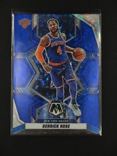 Derrick Rose 2021-22 Panini Mosaic Basketball Blue Disco 11/85 [2hk