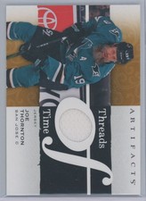 2021-22 UD Artifacts Joe Thornton TT-JT Threads of Time