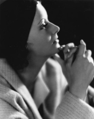 Garbo Greta actress Sweden Role portrait in profile in the film Th- Old Photo