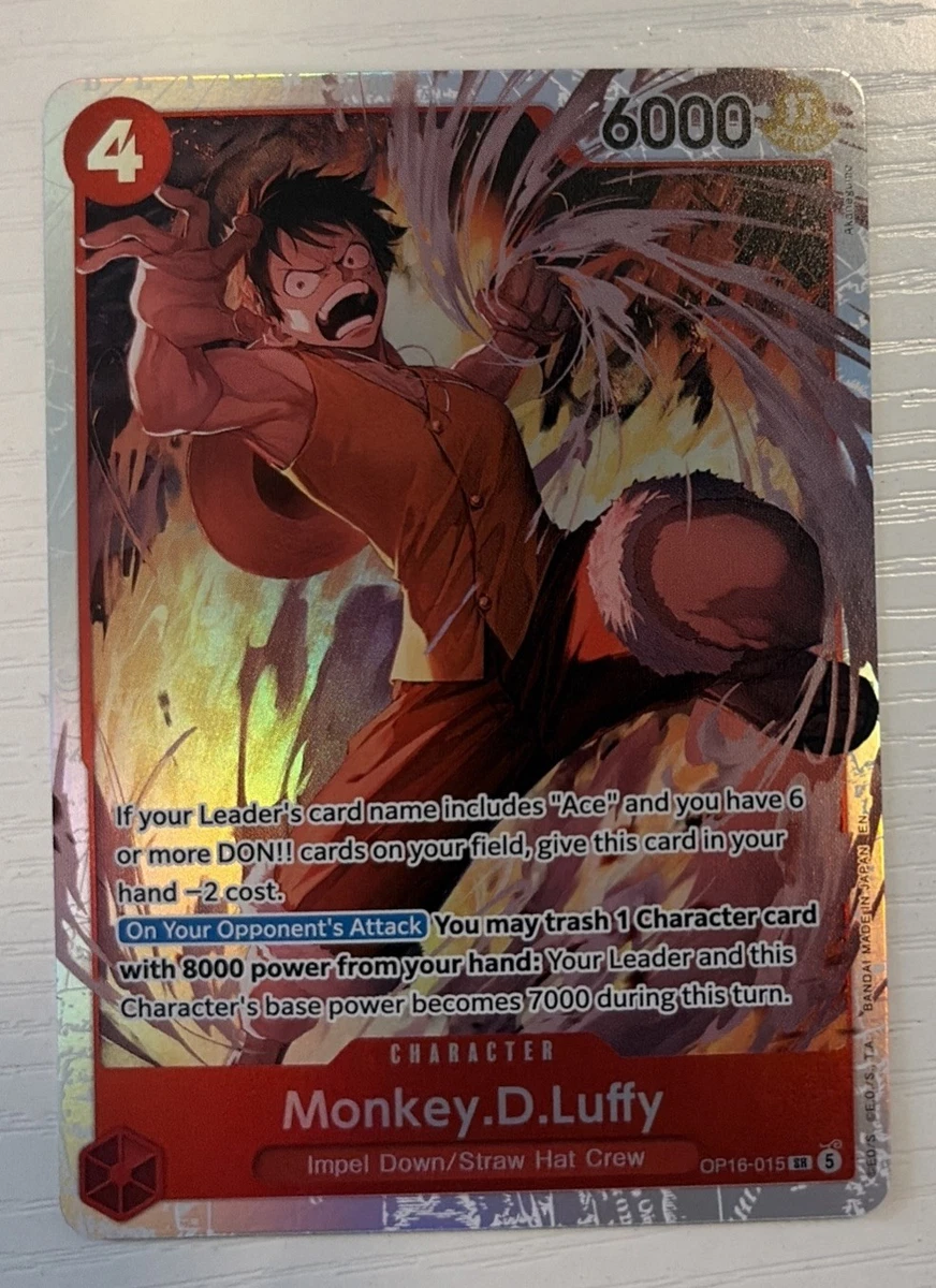 25+ Monkey.D.Luffy OP16-015 The Time of Battle for sale | Updated