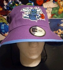 New Era NBA Charlotte Hornets Bucket Hat Cap w/ Chin string Jaw string