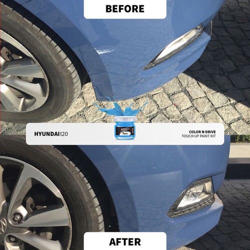 Hyundai Santa FE Touch Up Paint – Shimmering Silver Pearl R2T Scratch Repair Kit - Zdjęcie 8 z 9