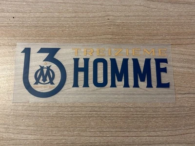 MONBLASON Flocage Sponsor officiel 13eme homme OM home ligue des champions vendeur pro