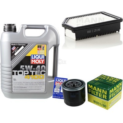 INSPEKTIONSKIT FILTER LIQUI MOLY ÖL 5L 5W-40 für KIA Rio III UB 1.4 CVVT Soul