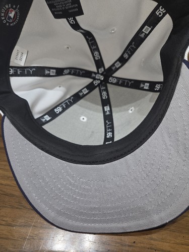 Gorra de béisbol Tampa Bay Devil Rays New Era 59FIFTY blanca/azul talla 7 3/8 - Imagen 3 de 6
