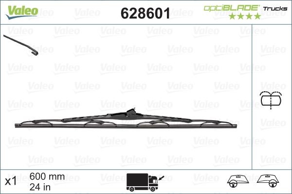 WIPER BLADE 628601 FOR RENAULT MASTER/II/Platform/Chassis/Van/Bus VAUXHALL - Image 2