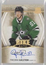2022-23 The Cup Rookie Gold Spectrum Foil 21/36 Fredrik Karlstrom #167 Auto 2d8