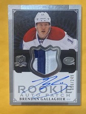 2013 14 Upper Deck The Cup Brendan Gallagher Rookie Patch Auto /249