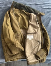 Lined Tin Cloth Field Jacket L + Hood Attachment (pristine condition) $350