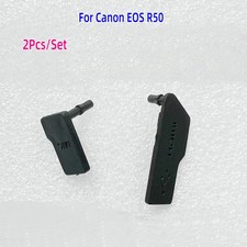 Camera Side Shell USB HDMI Mic Port Rubber Cover Door Cap Lid for Canon EOS R50