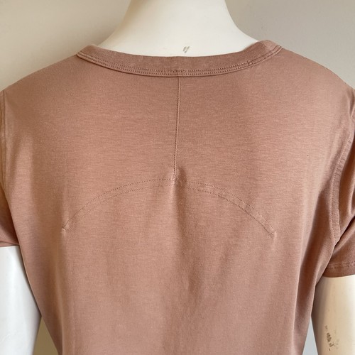 Lululemon Damen 6 klassische Passform Baumwollmischung T-Shirt hellbraun Basic minimalistisch - Bild 7 von 11