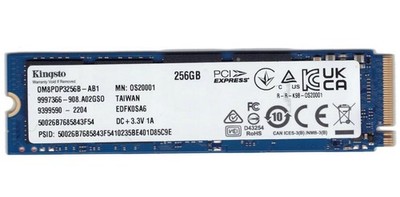 Kingston OM8PDP3256B-AI1 Internal Solid State Drive 256GB PCIe NVMe M.2 2280