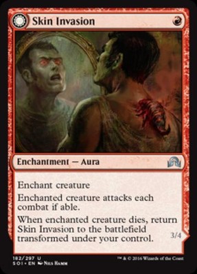 Skin Invasion (Skin Shedder) - LP Foil U : Shadows Over Innistrad