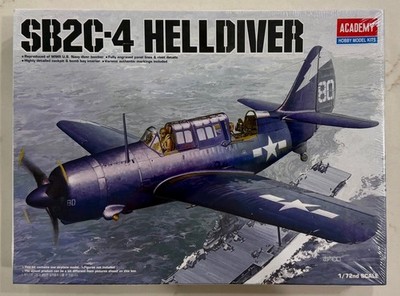 Academy 1/72 SB2C-4 Helldiver Navy Torpedo Bomber SEALED