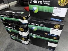 Lot of 10 LINKYO Printer Toners & Drum Units – Mixed Models – Brand New Sealed