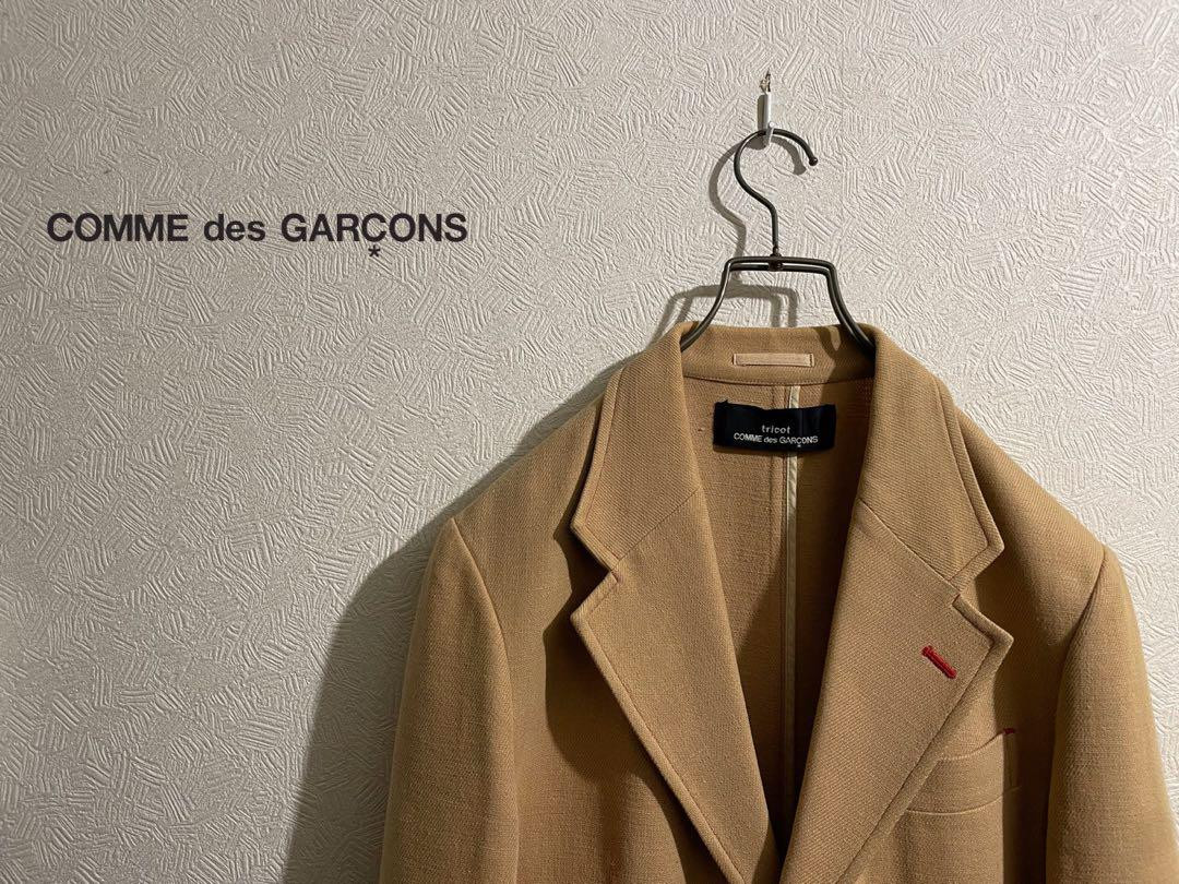 ジャケット・アウター COMME des GARCONS HOMME Linen Jacket CDG Homme: Men's Polyester Linen Jacket (Black) | DSML E-SHOP